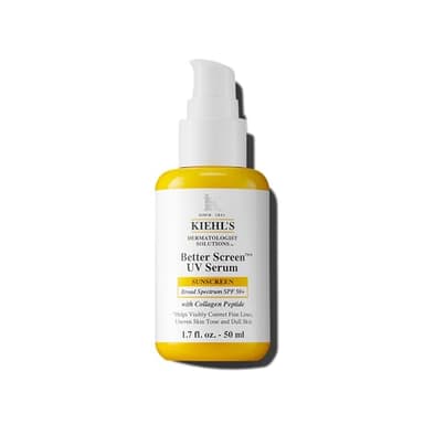 Kiehl's Better Screen UV Serum SPF 50+, Invisible Facial Sunscreen with Collagen Peptide, UV Filters to Shield UVA & UVB, Helps Correct Visible Signs of Aging, Boosts Skin Radiance - 1.7 fl oz - Image 1