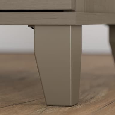 Bush Furniture Somerset 5 Shelf Bookcase in Ash Gray, Tall Bookshelf, Large Book Shelf for Living Room, Home Office, or Entryway - Image 6