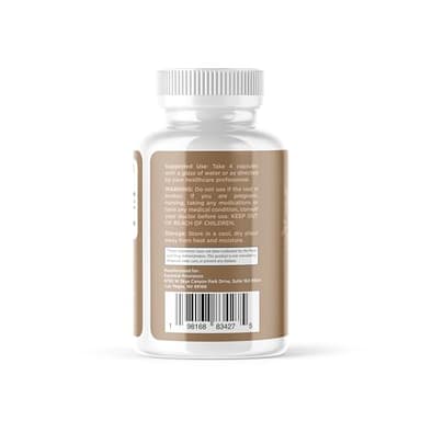 Essential Provisions Just Liver, Grass-Fed and Pasture Raised Beef Liver Capsules, 3,000mg per Serving, 120 Count - Image 3