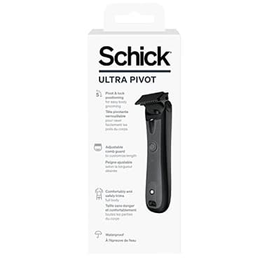Schick Ultra Pivot Body Trimmer for Men | Manscaping Electric Shaver, Pubic Hair Trimmer, Body Groomer - Image 11