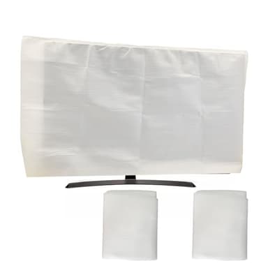 2 Pack Foam Flat Screen TV Cover for TV Protection During Storage, Moving, or Renovation,Fits Up to 55"L x 32"W Flat Screen TV(Fits TV Screens up to 55") - Image 1