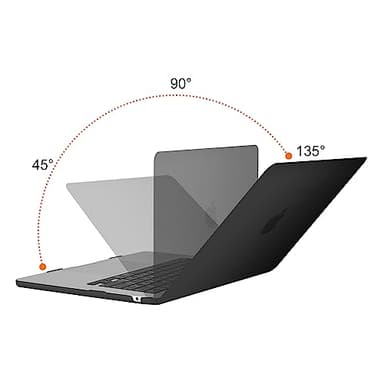 MOSISO Compatible with MacBook Air 15 inch Case M4 M3 M2 2025 2024 2023 Release A3241 A3114 A2941 with Touch ID, Plastic Hard Shell Case&Keyboard Cover&Screen Protector&Storage Bag, Black - Image 4