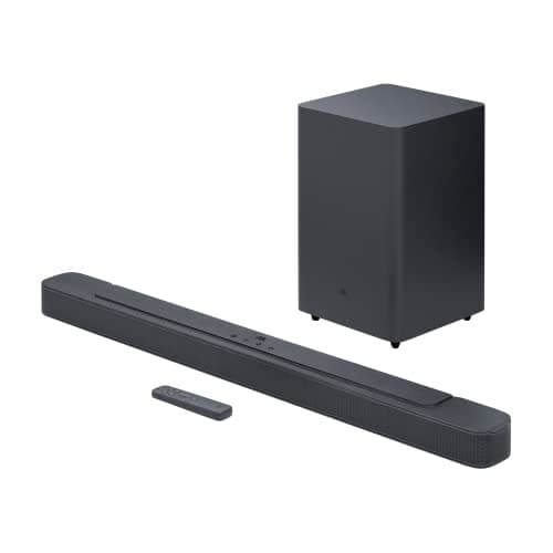 JBL Bar 2.1 Deep Bass (MK2) - 2.1 Channel soundbar with Wireless subwoofer (6.5’’), 300W Max Output, Bluetooth Enable (Black) - Image 1