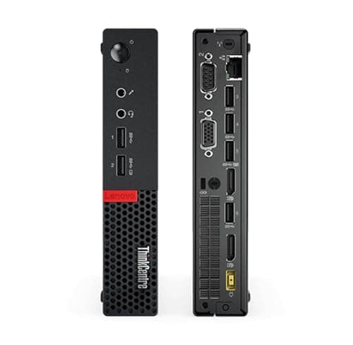 Lenovo ThinkCentre M910Q Tiny Desktop i7 Computer, M910Q Mini PC Intel Core i7-7700T, 16GB DDR4 RAM, 512GB SSD, DisplayPort, RJ-45, Wi-Fi, Bluetooth, Keyboard & Mouse, Windows 10 Pro (Renewed) - Image 1