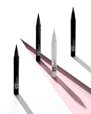 KISS Lash GLUEliner, 2-in-1 Felt-Tip Eyelash Adhesive and Eyeliner, Matte Finish, Foolproof Application, Easy Touch-Up, 0.03 Fl Oz.- Black, Packaging May Vary - Image 9
