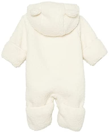 Amazon Essentials Unisex Babies' Sherpa Fleece Bunting Suit, Ivory, 3-6 Months - Image 2