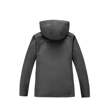 CorBuyit Women's Lightweight Rain Jacket with Hood, Waterproof Travel Jacket - Image 2