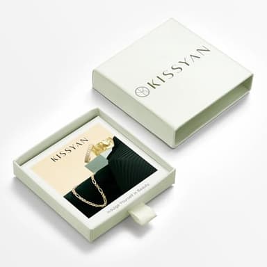 KissYan Initial Necklaces for Women, Colorful Beaded Gemstone Choker 14K Gold Bubble Letter Pendant Necklace Natural Stone Summer Beach Handmade Jewelry Gift(C) - Image 9