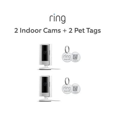 2 Ring Indoor Cam (2nd Gen), White with 2 Ring Pet Tag - Image 7