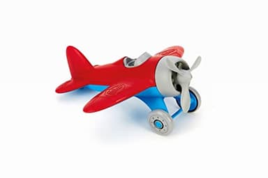 Green Toys Airplane - BPA Free, Phthalates Free, Red Aero Plane for Improving Aeronautical Knowledge of Children. Toys and Games - Image 8