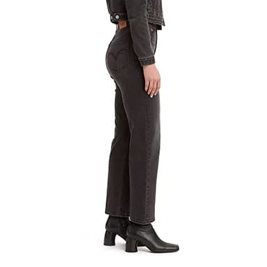 Levi's Women's Ribcage Straight Ankle Jeans, (New) Black Rinse, 32 - Image 2