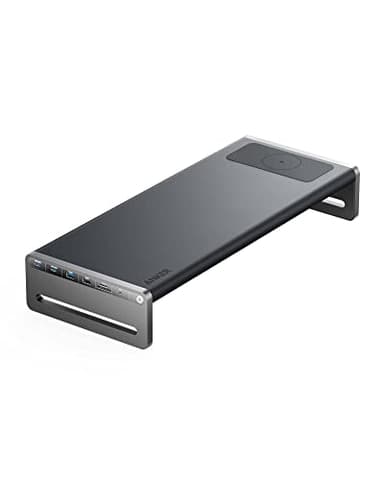 Anker 675 USB-C Docking Station (12-in-1, Monitor Stand, Wireless) with 10Gbps USB-C Ports, 4K@60Hz HDMI Display, Wireless Charging Pad, for Lenovo ThinkPad, MacBook Pro M1 / M2 - Image 1