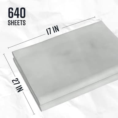 Bryco Goods Packing Paper Sheets for Moving - 20lb - 640 Sheets of Newsprint Paper - Must Have in Your Moving Supplies - 27" x 17" - Made in USA - Image 5