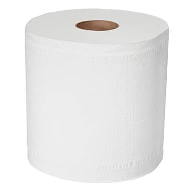 AmazonCommercial 2-Ply White 7.6' Center Pull Paper Towels |Bulk for Business | centerfeed Hand Towels |Compatible with Universal Dispensers|FSC Certified |600 Sheets per Roll (6 Rolls)(7.6 x 9 Sheet) - Image 1