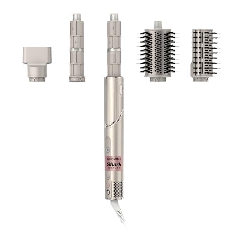 Shark HD430REF (Refurbished) FlexStyle Air Styling & Drying System, Powerful Hair Dryer Brush & Multi-Styler with Auto-Wrap Curlers, Paddle Brush, Oval Brush, Concentrator Attachment, Stone (Renewed) - Image 1