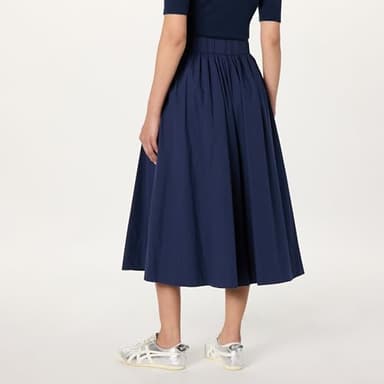 The Drop Women’s Arlo Full Maxi Cotton Skirt, Maritime Navy, S - Image 2