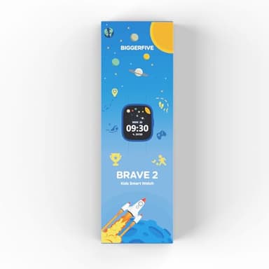 BIGGERFIVE Smart Watch for Kids No APP No Phone Needed, 1.8" Fitness Tracker Watch Pedometer, Heart Rate, Sleep Monitor, IP68 Waterproof, Step Counter, Puzzle Games for Girls Boys Teens 5-16, Blue - Image 8