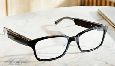 Amazon Echo Frames, an Alexa device (newest model), Smart glasses with Alexa, Rectangle frames in Classic Black with blue light filtering lenses - Image 10