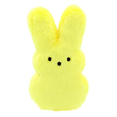 Animal Adventure | Shaggy Bunny Peeps | 15” Collectible Plush | Yellow - Image 1