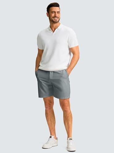 G Gradual Men's Casual Shorts 7" Lightweight Golf Shorts for Men Stretch with 3 Pockets Quick Dry Breathable Work Shorts Deep Grey - Image 6