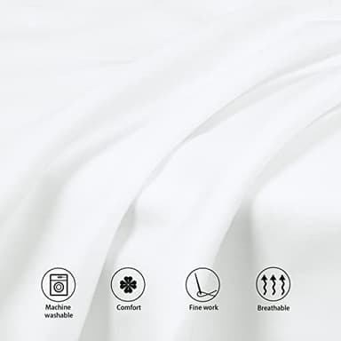 NTBAY Egyptian Cotton Toddler Pillowcases - Set of 2 - Travel Pillow Cases - 500 Thread Count Cotton 13x18 Pillow Covers - Envelope Closure Nursery Pillowcases, 13x18 Inches, White - Image 2