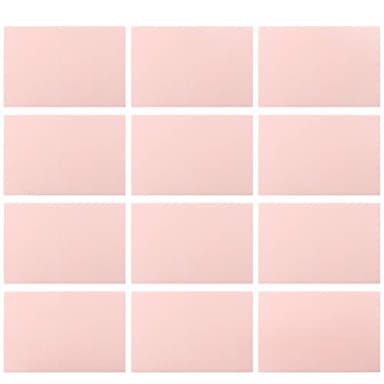 SGHUO 12pcs 4"x6" Pink Rubber Carving Blocks Linoleum Block Stamp Making Kit - Image 5