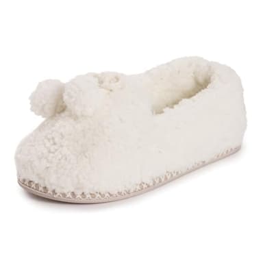 MUK LUKS Women's Rylee Mae Slipper, White, XL - Image 2