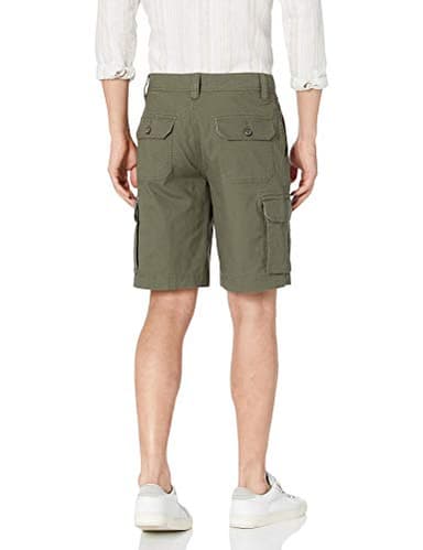 Amazon Essentials Men's 10” Lightweight Ripstop Stretch Cargo Shorts, Olive, 36 - Image 2