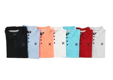 Hurley boys H20-dri Polo T Shirt, Obsidian Heather, Medium US - Image 6