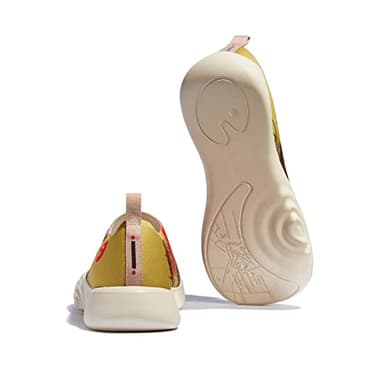 UIN x FatCatArt Collaboration Women's Art Travel Walking Shoes Slip On Casual Lightweight Fashion Sneaker Toledo ⅩⅤ Sunflowers and Cat 4 (7.5) - Image 5