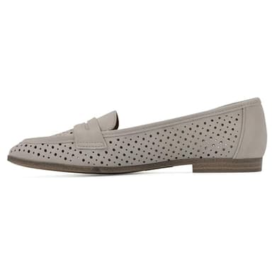 WHITE MOUNTAIN Women's Noblest Penny Loafer, Winter.White/BUC, 7 M - Image 4