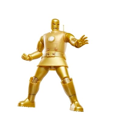 Marvel Legends Series Iron Man (Model 01 - Gold), Iron Man Comics Collectible 6-Inch Action Figure, Retro-Inspired Blister Card - Image 5
