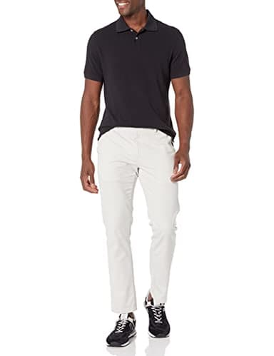 Amazon Essentials Men's Slim-Fit Wrinkle-Resistant Flat-Front Chino Pant, Light Grey, 29W x 30L - Image 5