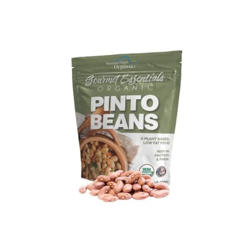 Mountain High Organics, Certified Organic Pinto Beans,1 lb (Pack of 1) - Image 1