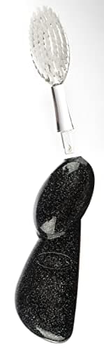 RADIUS Toothbrush Big Brush with Replaceable Head, Left Hand, Soft in Black Sparkle, BPA Free and ADA Accepted, Designed to Improve Gum Health and Reduce The Risk of Gum Disease - Image 4