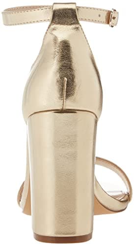 The Drop Women's Rebecca Strappy High Block Heel Sandal, Gold, 6.5 - Image 3