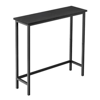 HollyHOME Narrow Console Table, 29.5" Slim Entryway Table, Sofa Stand, Hallway Shelf for Hallway, Bedroom, Living Room, Foyer, Black - Image 1