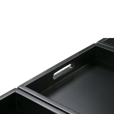 SIMPLIHOME Avalon 42 Inch Wide Contemporary Rectangle Storage Ottoman in Slate Grey Linen Look Fabric, Assembled, For the Living Room, Entryway and Family Room - Image 6