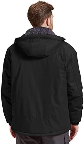 Men's Winter Skiing Jacket Waterproof Warm Snow Fleece LiningCoat Mountain Hooded Windproof Rain Jacket S-6XL - Image 3