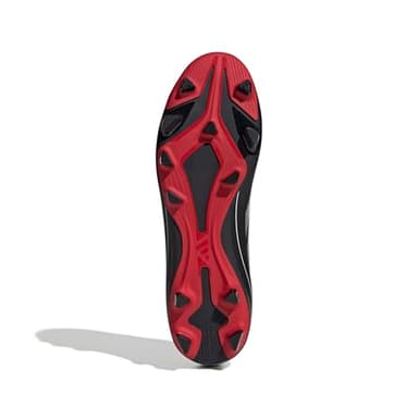 adidas Unisex-Adult Goletto IX Firm Ground/Multi Ground Soccer, Black/White/Better Scarlet, 7 - Image 3