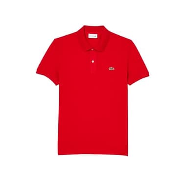 Lacoste Men's Slim Fit L.12.12 Piqué Polo Shirt, Red, XX-Large - Image 5