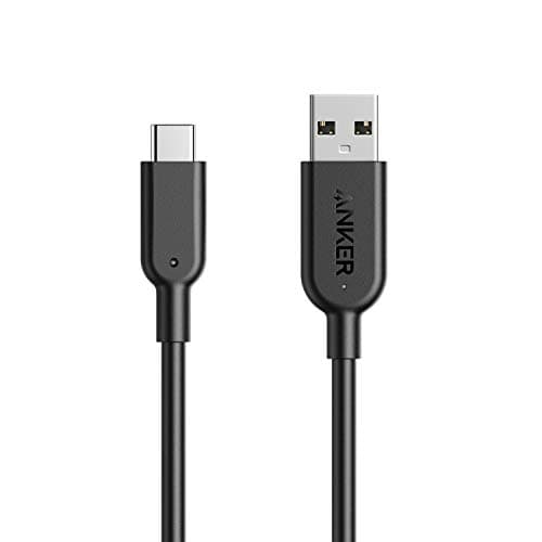 Anker Powerline II USB A to USB C Cable (3 feet (3.1 Gen 2), 10000 Mbps, Black) - Image 1