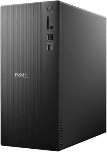 Dell Ect1250 Tower Desktop PC – Intel Core Ultra 5 225 (10‑Core) | 32 GB DDR5 RAM | 1TB NVMe SSD | Intel UHD Graphics | Bluetooth & Wi-Fi 6 | Windows 11 Pro | Keyboard & Mouse | Black - Image 1