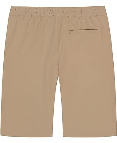 Nautica Boys' School Uniform Pull-On Jogger Short, Lowell Khaki, 8 - Image 2