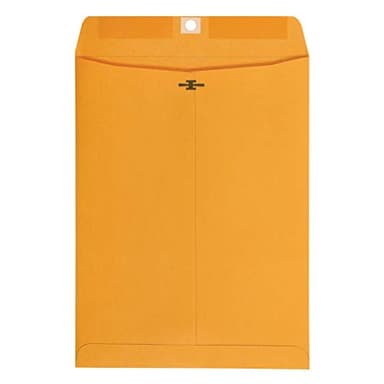 Amazon Basics Clasp Kraft Envelopes, Gummed Mailing Envelope, 9 x 12 inch, 100-Pack - Image 3