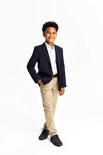 French Toast Boys Expandable Collar Dress With Long Sleeves (Standard & Husky) Button Down Shirt, White, 8 US - Image 12
