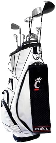 Team Golf NCAA Embroidered Golf Towel, Checkered Scrubber Design, Embroidered Logo - Image 4