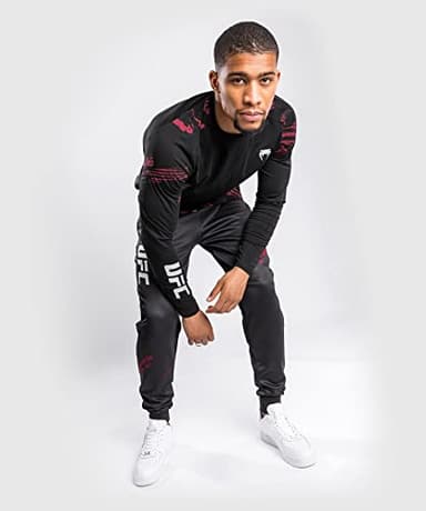 Venum UFC Authentic Fight Week 2.0 T-Shirt - Long Sleeves - Black/Red - Image 5