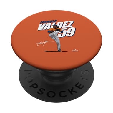 Framber Valdez | Houston Baseball Players | MLBFVZ3001 PopSockets Adhesive PopGrip - Image 1
