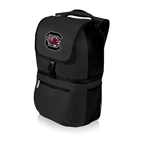 PICNIC TIME NCAA South Carolina Gamecocks Zuma Backpack Cooler - Soft Cooler Backpack - Lunch Cooler, (Black) - Image 1